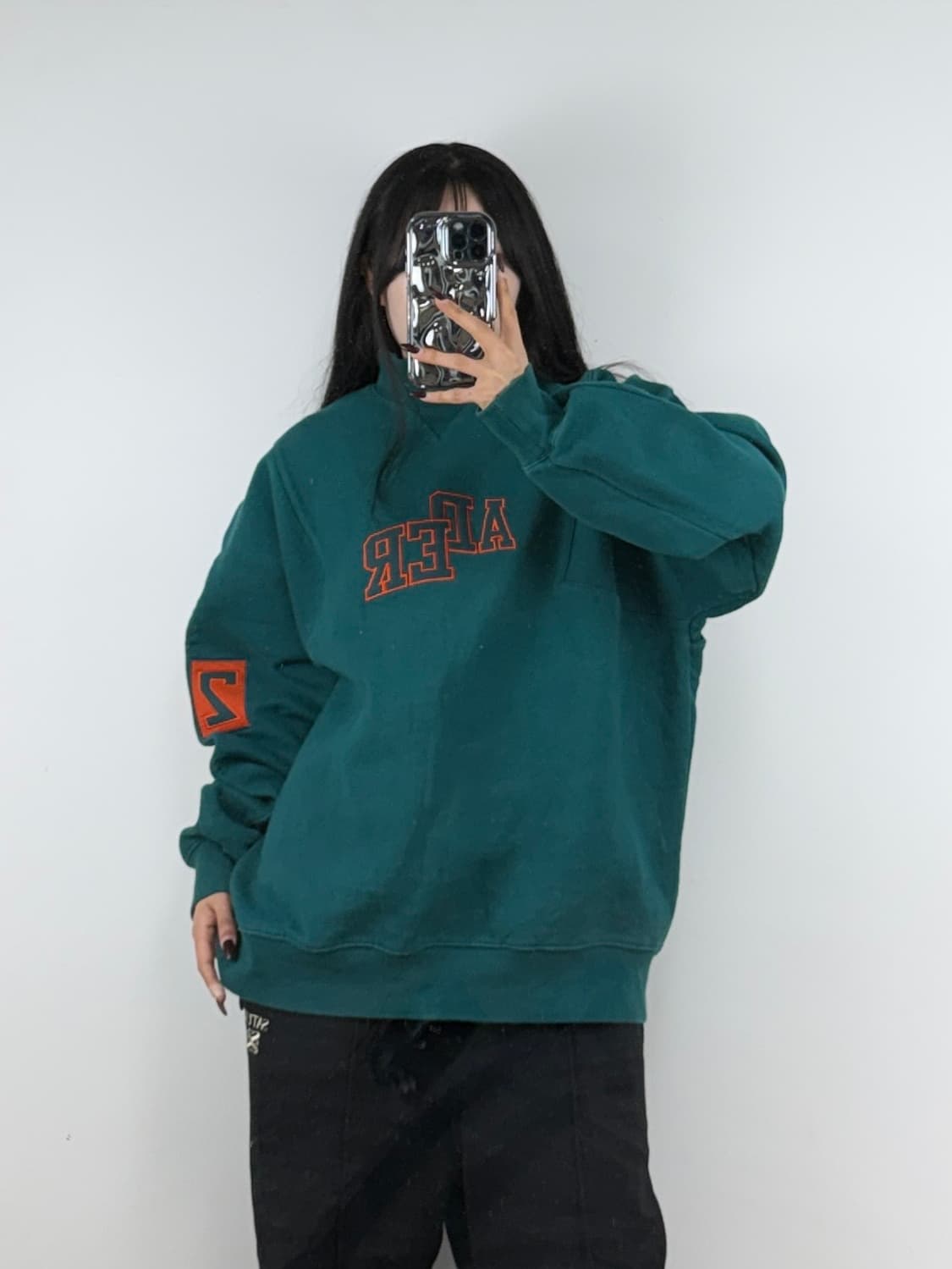 아더에러 청록 스웻셔츠 E59 상품이미지1
