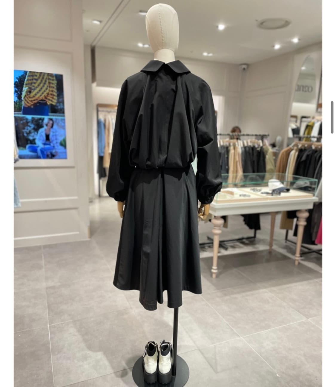오즈세컨 패널 레이어 핀턱 드레스  상품이미지2
