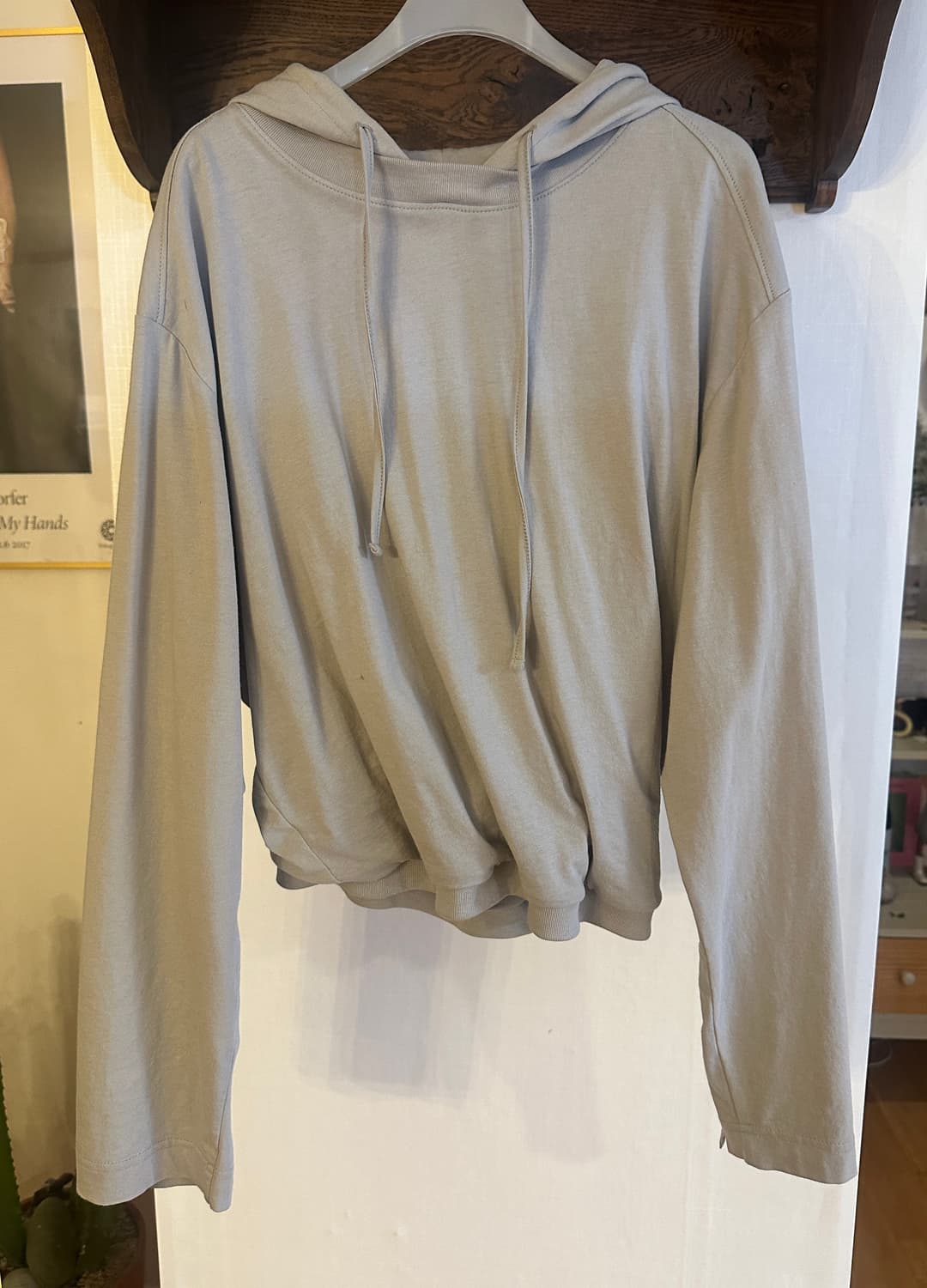 LCDC 트위스트 후드티 라이트 그레이 S 상품이미지1