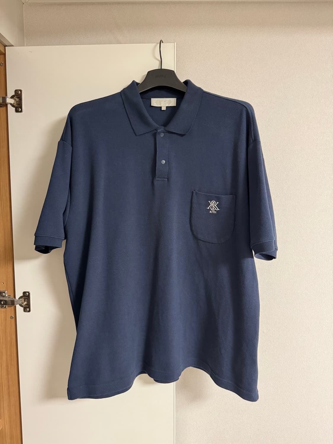 KITH Ethan Pique Polo ‘Nocturnal’ 네이비 폴로 상품이미지3