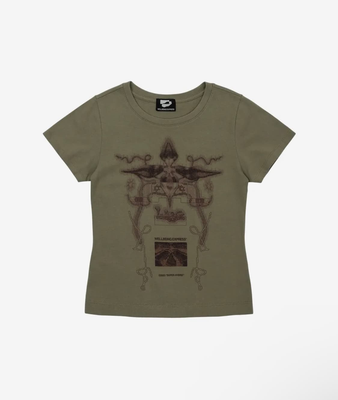 웰빙익스프레스 Digital Tattoo Tee Renewal Khaki 상품이미지1