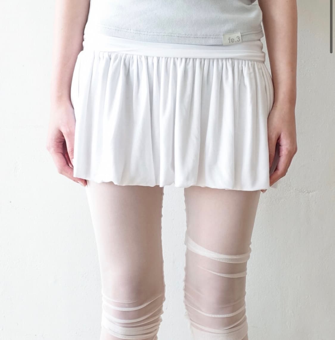 샵페어리  yuzu skirt (white) 상품이미지1