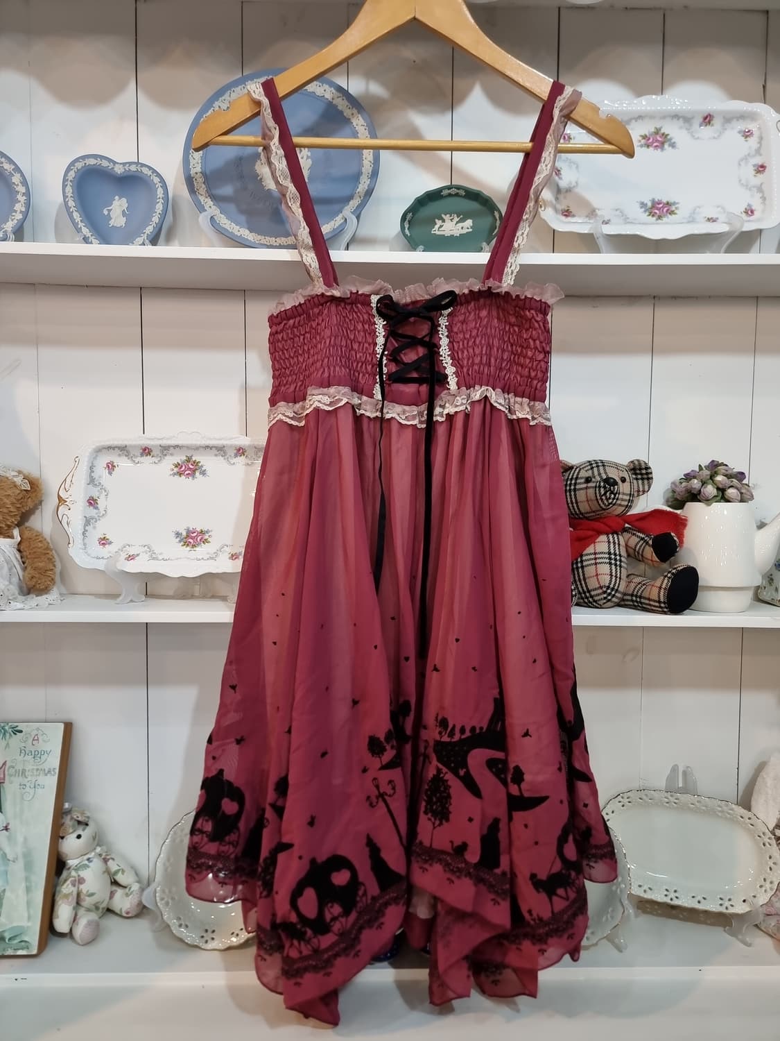 고딕 실루엣 언발 원피스 상품이미지1