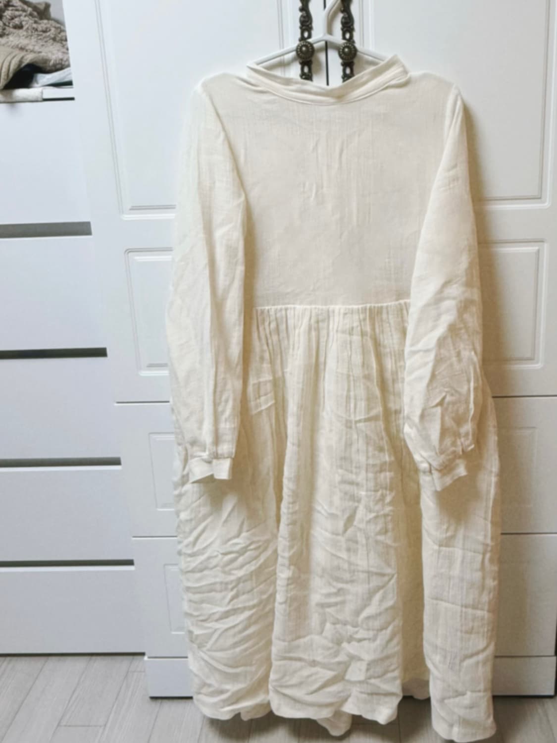 cream gauze dress 상품이미지3