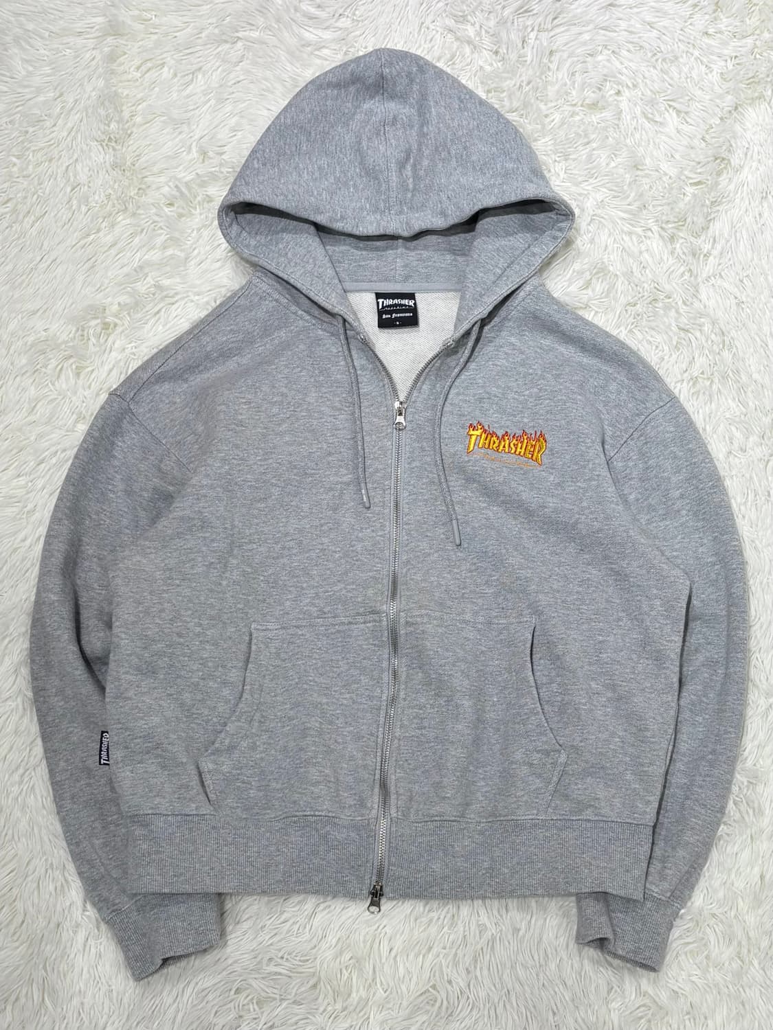 트레셔 그레이 투웨이 후드집업 상품이미지4