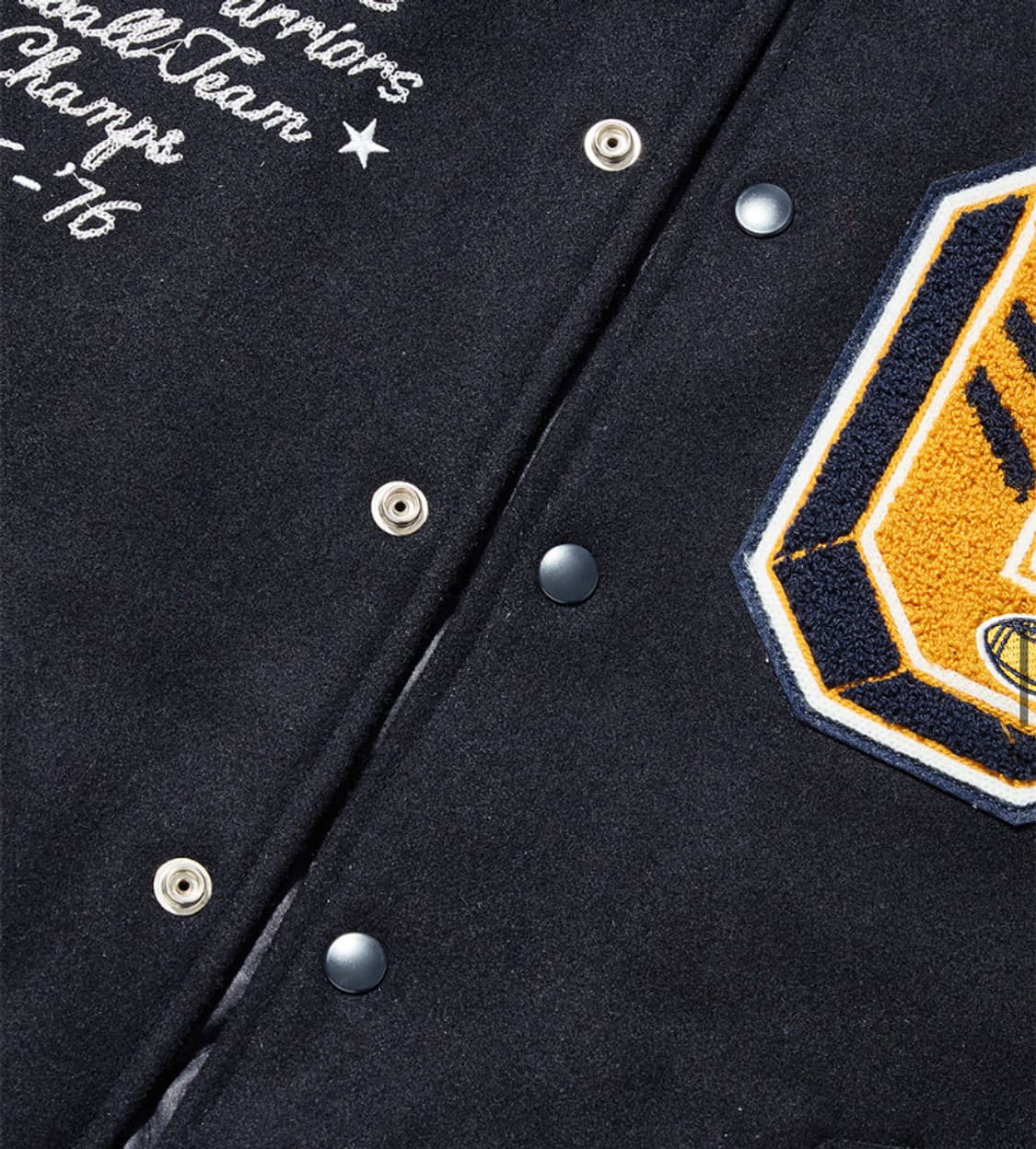 와펜 바시티 소가죽 자켓 상품이미지3