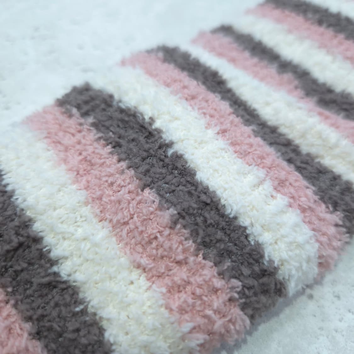 핑크 보아 스트라이프 실내용 레그워머 상품이미지4