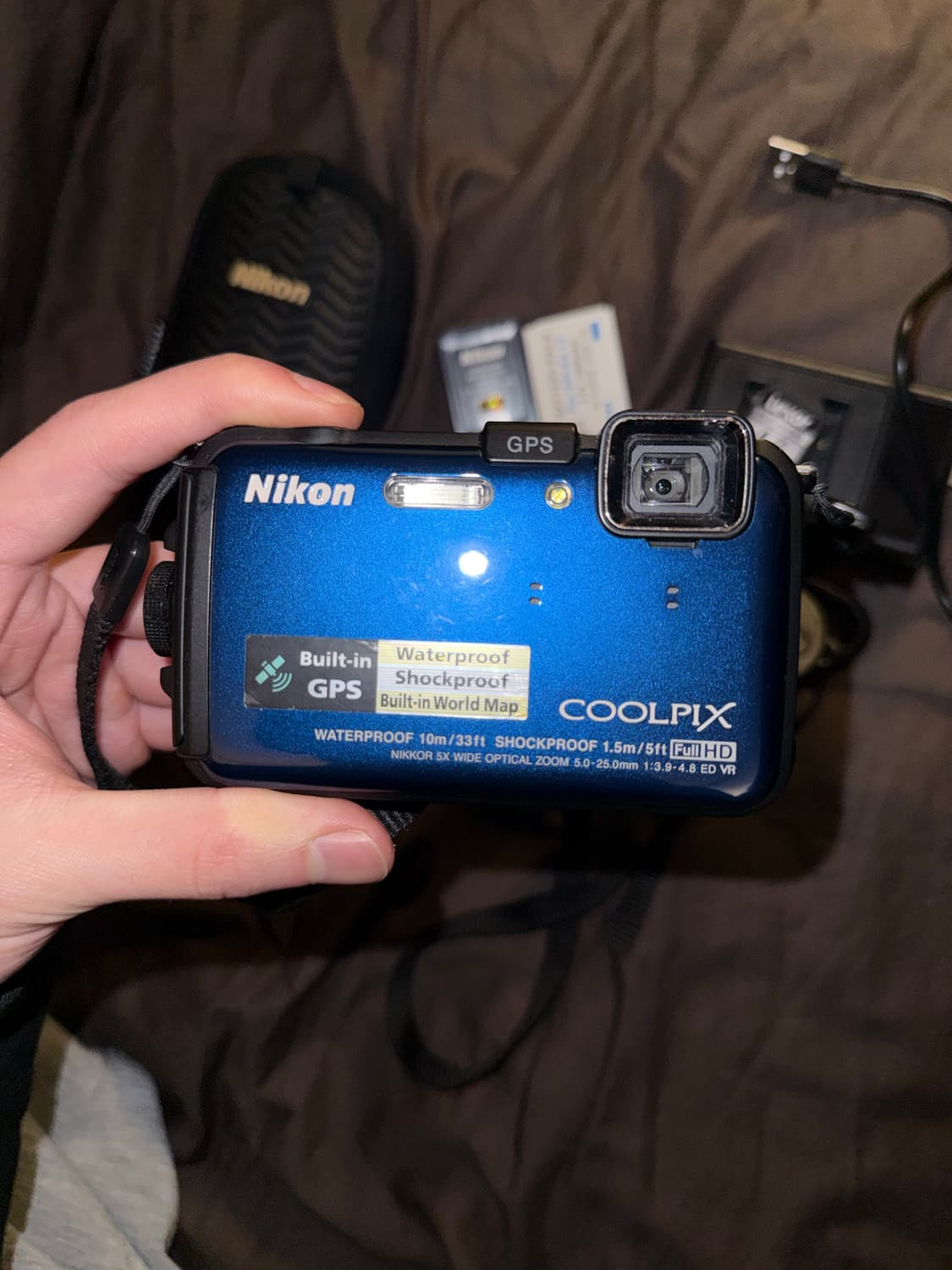 니콘 쿨픽스 aw100 블루 nikon coolpix 빈티지 디카 상품이미지1