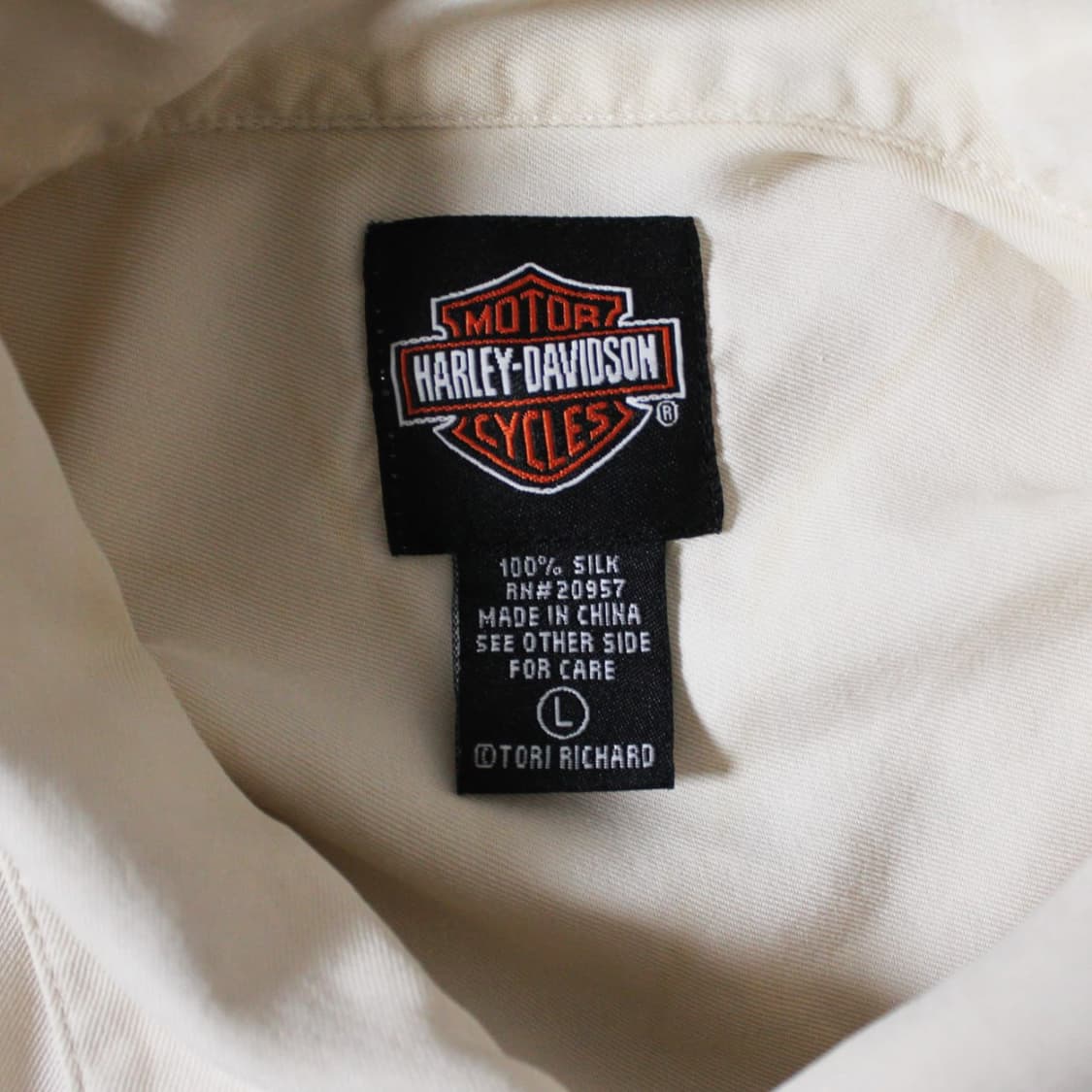 Harley-Davidson 할리 데이비슨 실크 모터사이클  반팔 셔츠  상품이미지4