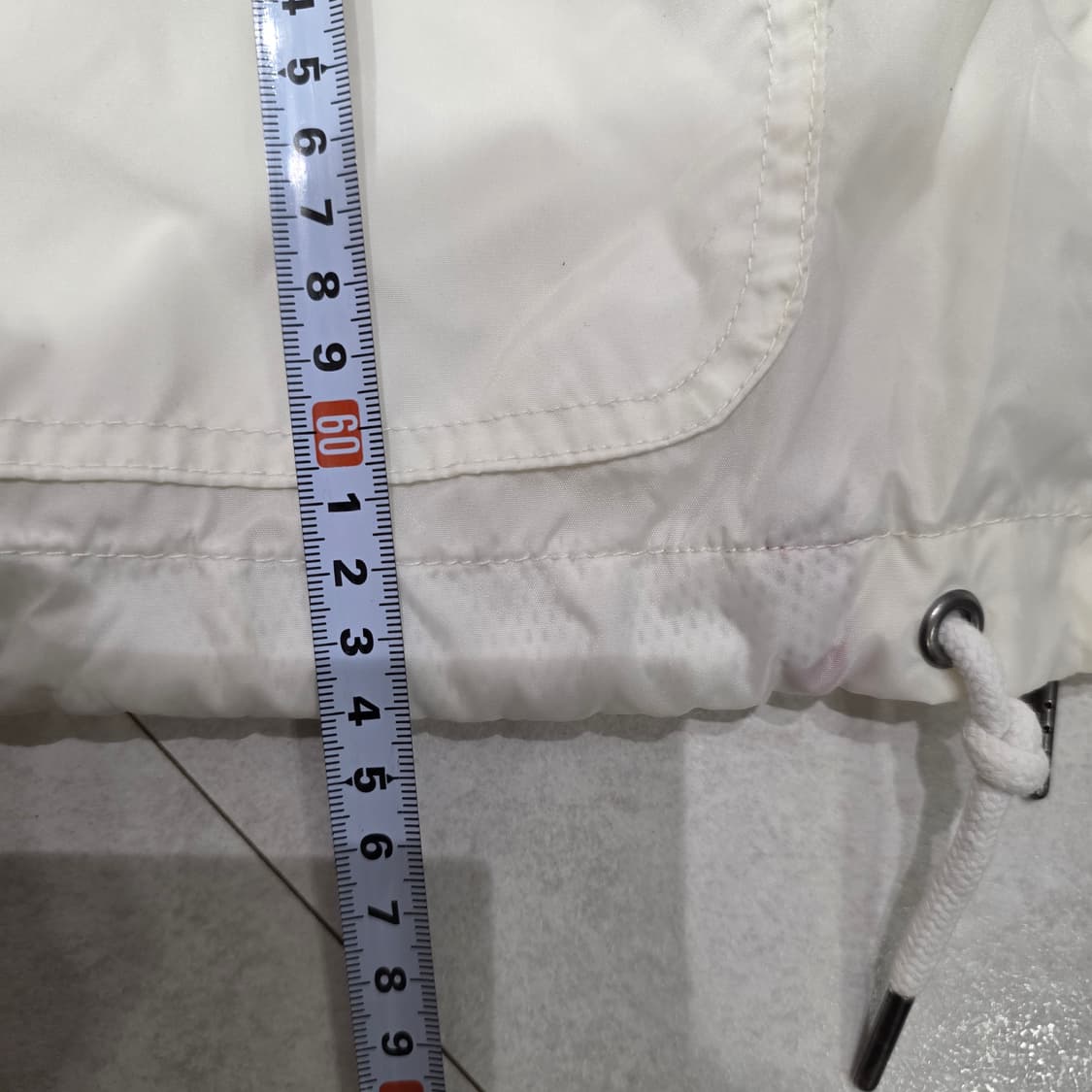 타미힐피거 화이트 바람막이 M(남녀공용) 상품이미지9