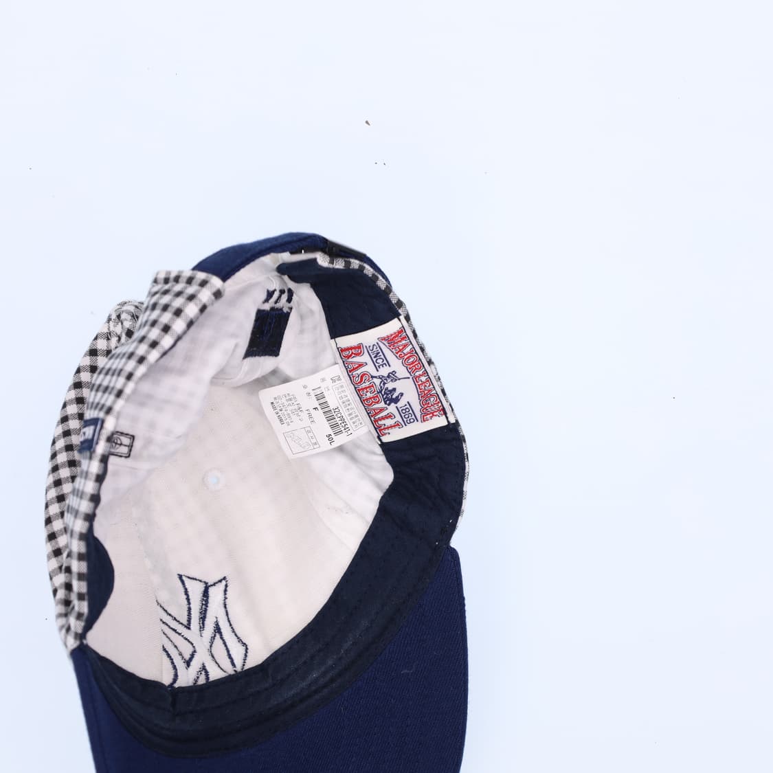 F MLB 체크 볼캡 모자 0604J2 상품이미지5