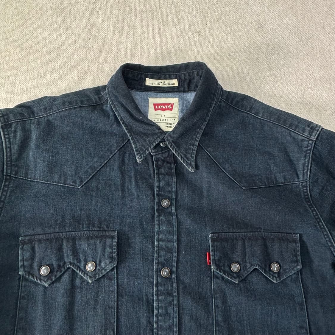 100 리바이스 투포켓 웨스턴 데님 셔츠 상품이미지2