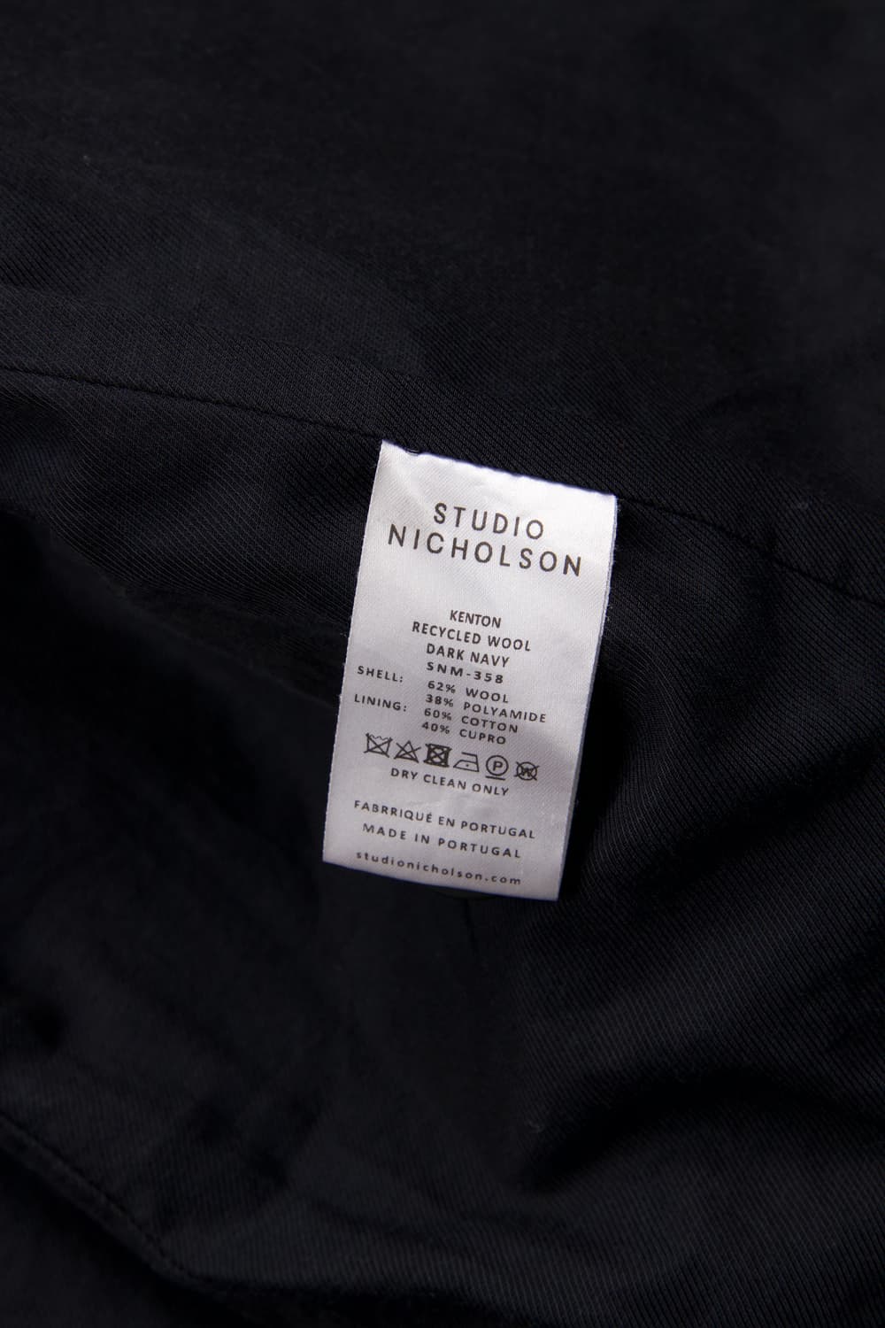 Studio Nicholson 켄튼 울 멜튼 피코트 다크네이비 상품이미지8