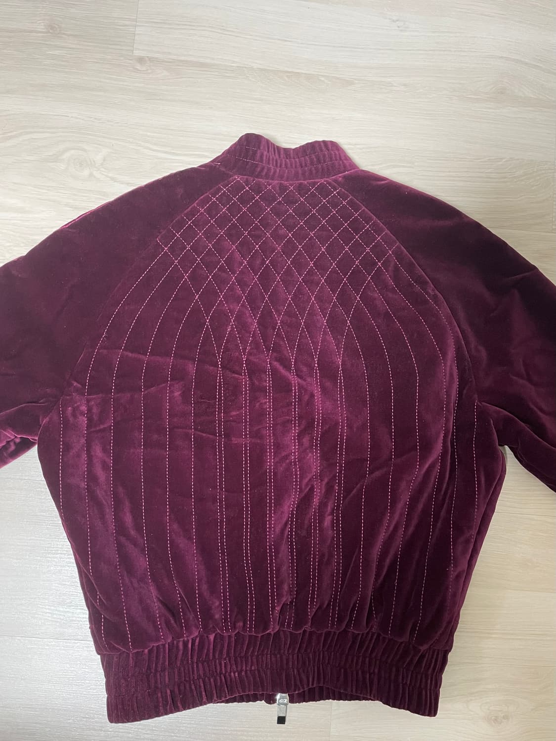 저스트카발리 버건디 벨벳 봄버 상품이미지2