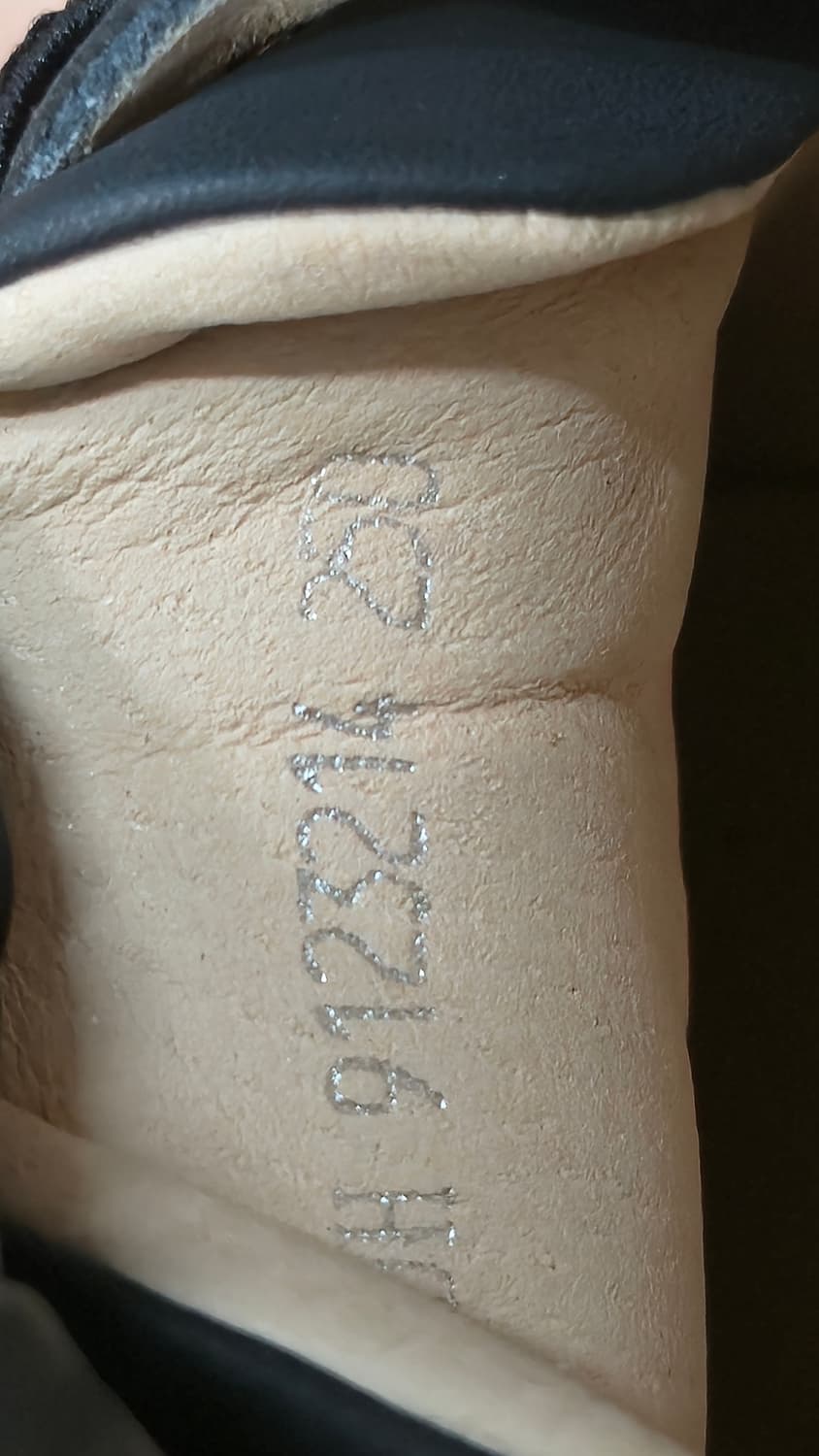 탠디 250mm- 블랙 소가죽 여성 스니커즈  상품이미지7