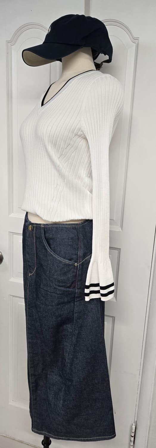 새상품)dkny 니트/리바이스 엔진 롱스커트 상품이미지5