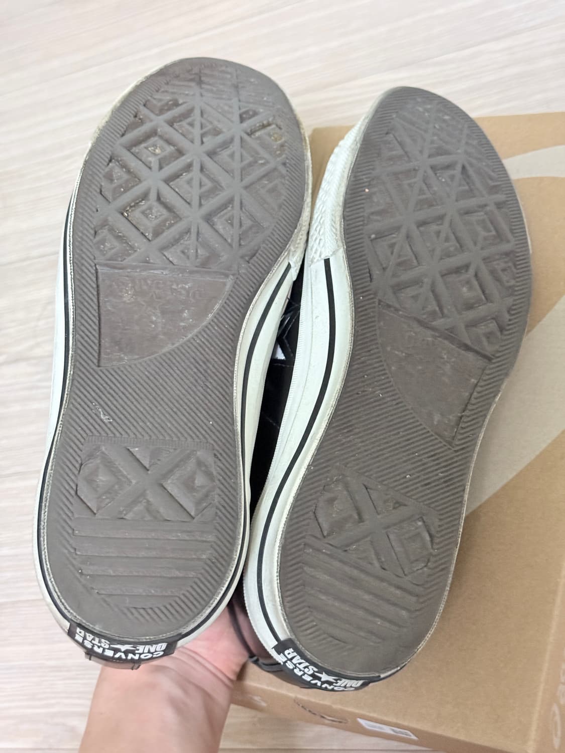 컨버스 원스타 로우 한별 블랙 275 상품이미지4