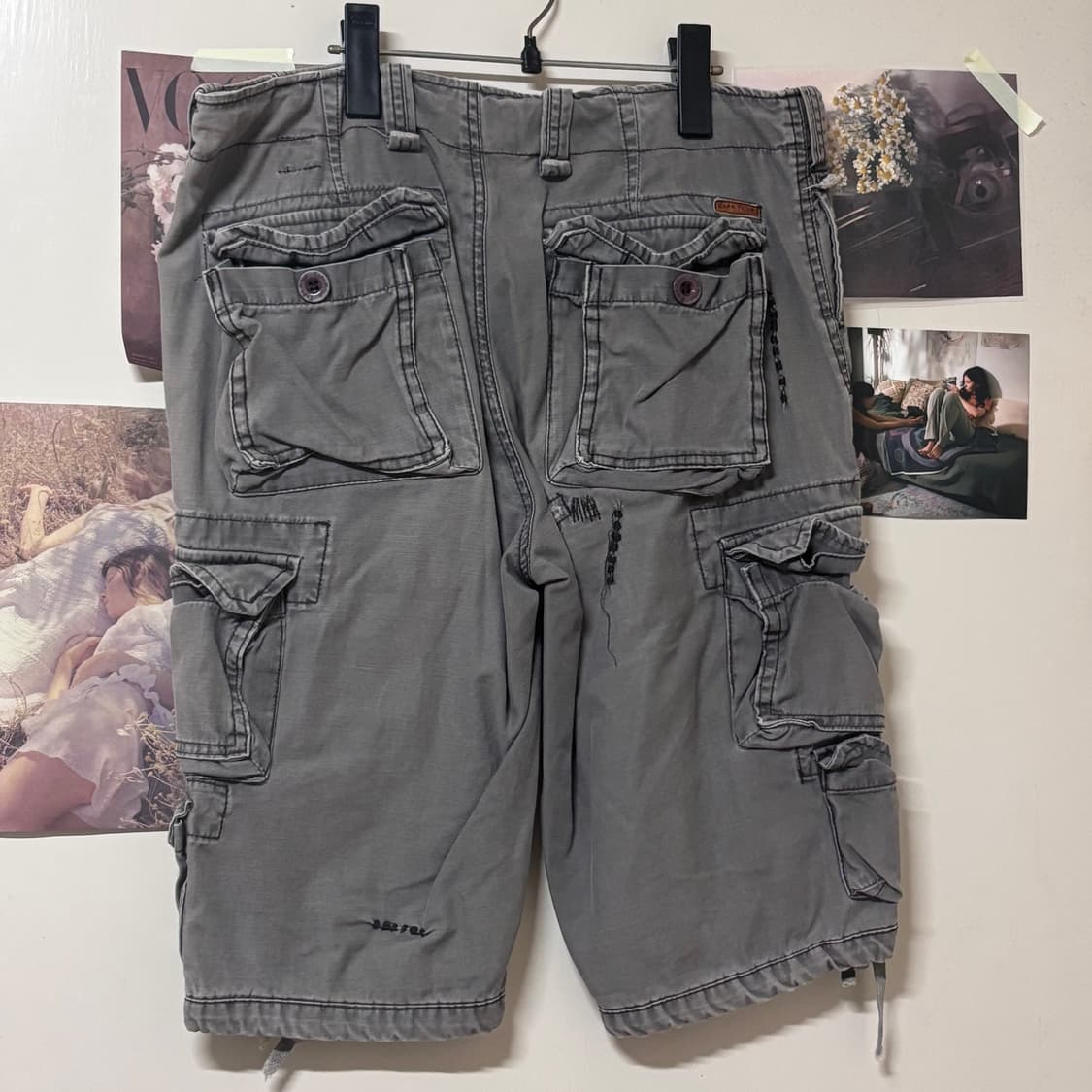 빈티지 카고 반바지 상품이미지3