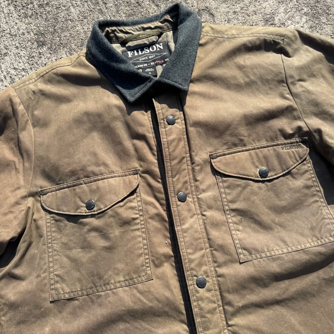 [XL] Filson 필슨 왁싱 패딩 셔츠 자켓 상품이미지6