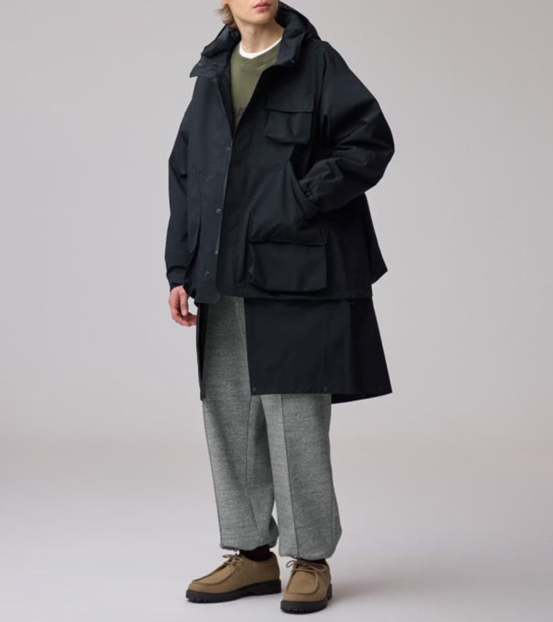 [3xl] GU 엔지니어드가먼츠 쉘파카 네이비 상품이미지1