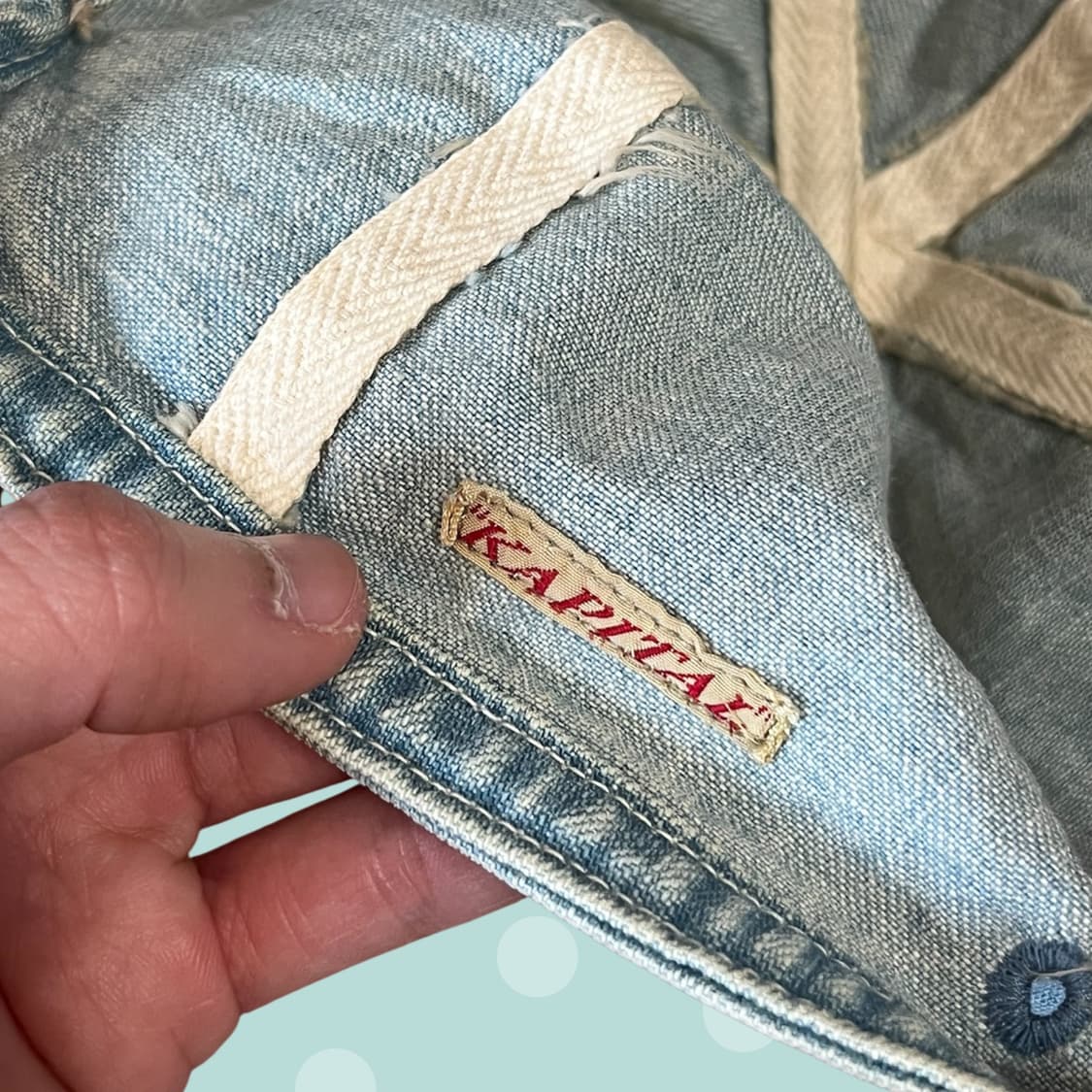 Kapital 캐피탈 데님 뉴스보이 햇 상품이미지6