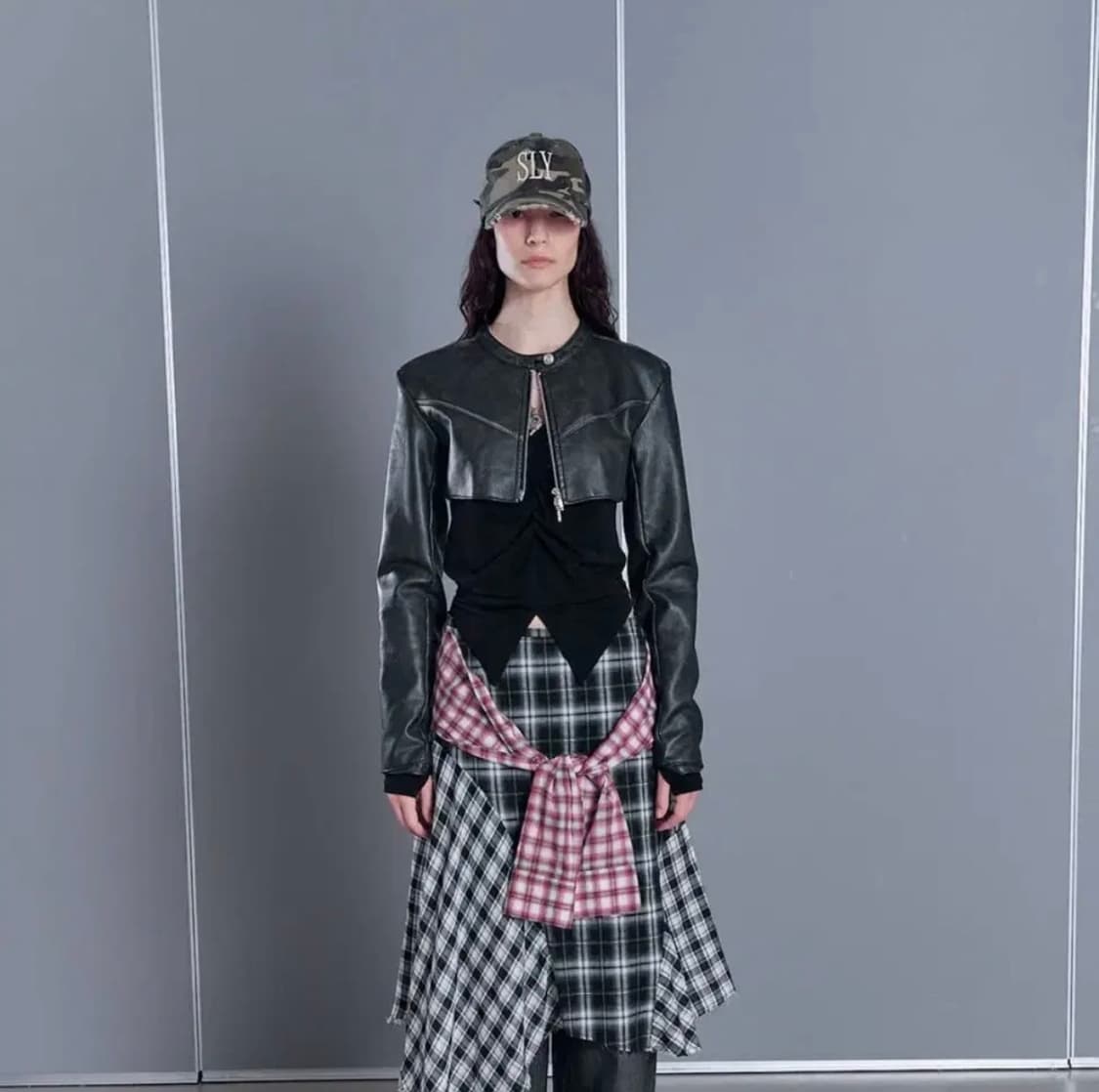 2000 Archives 아카이브스 볼레로 레더 크롭 자켓 상품이미지1