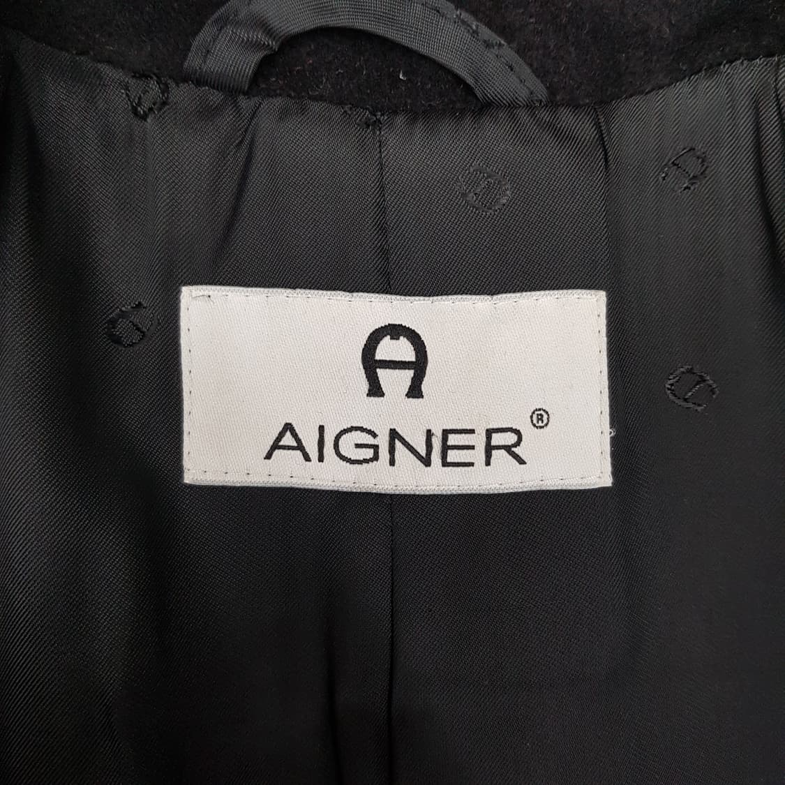 AIGNER 아이그너 클래식 울 앙고라 롱 코트 it 40사이즈 상품이미지7