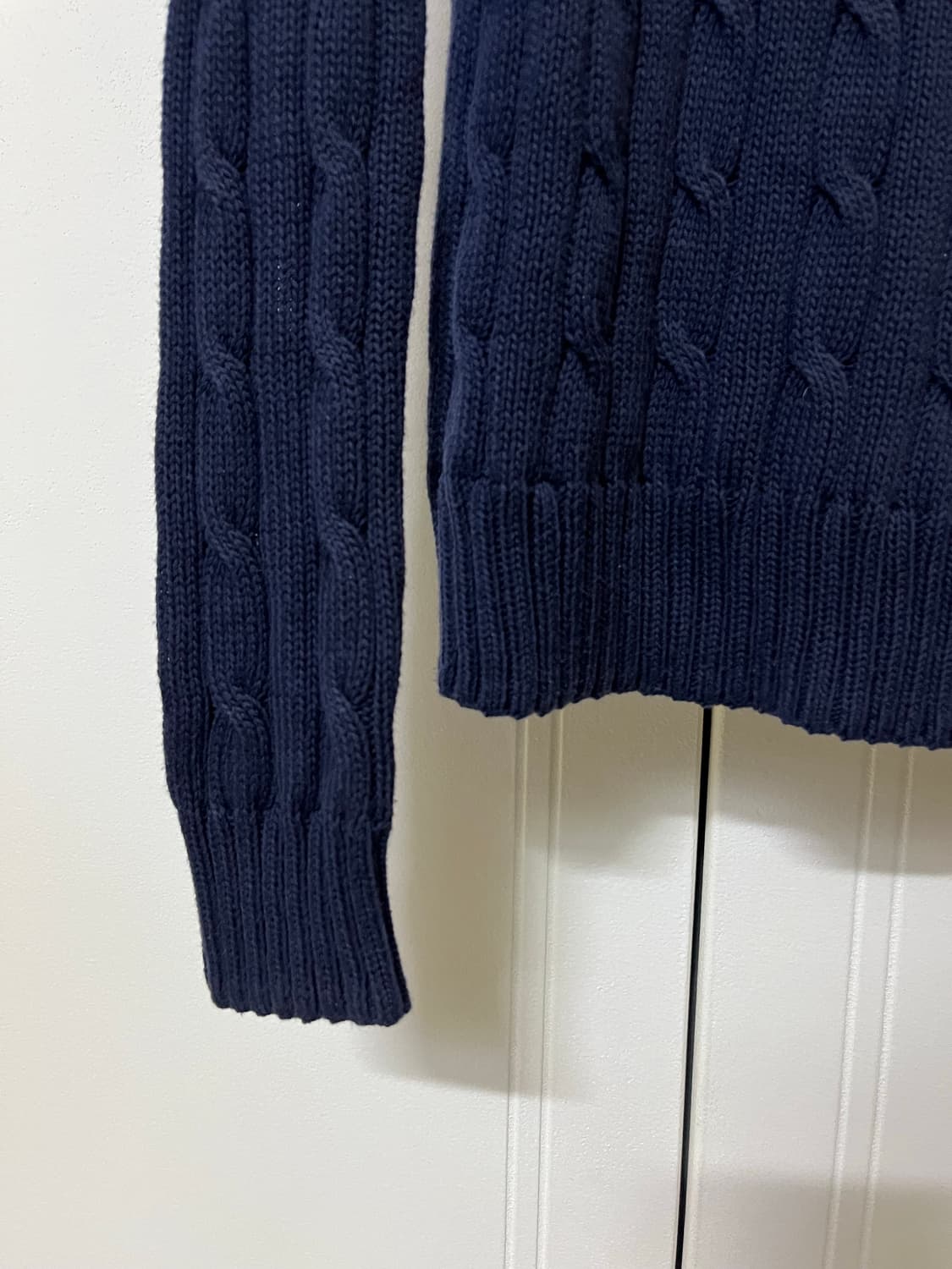 폴로 랄프로렌 피마코튼 케이블니트 국내매장판 상품이미지2