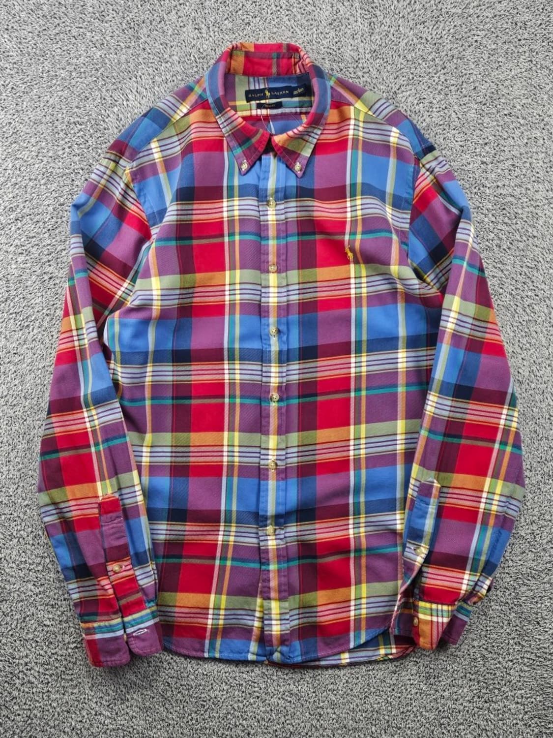 폴로랄프로렌 슬림핏 마드라스 체크 셔츠 ( L ) / 11609 상품이미지2