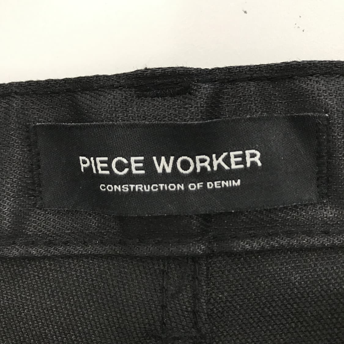 피스워커 슬림핏 블랙코팅진 [34인치] 상품이미지4