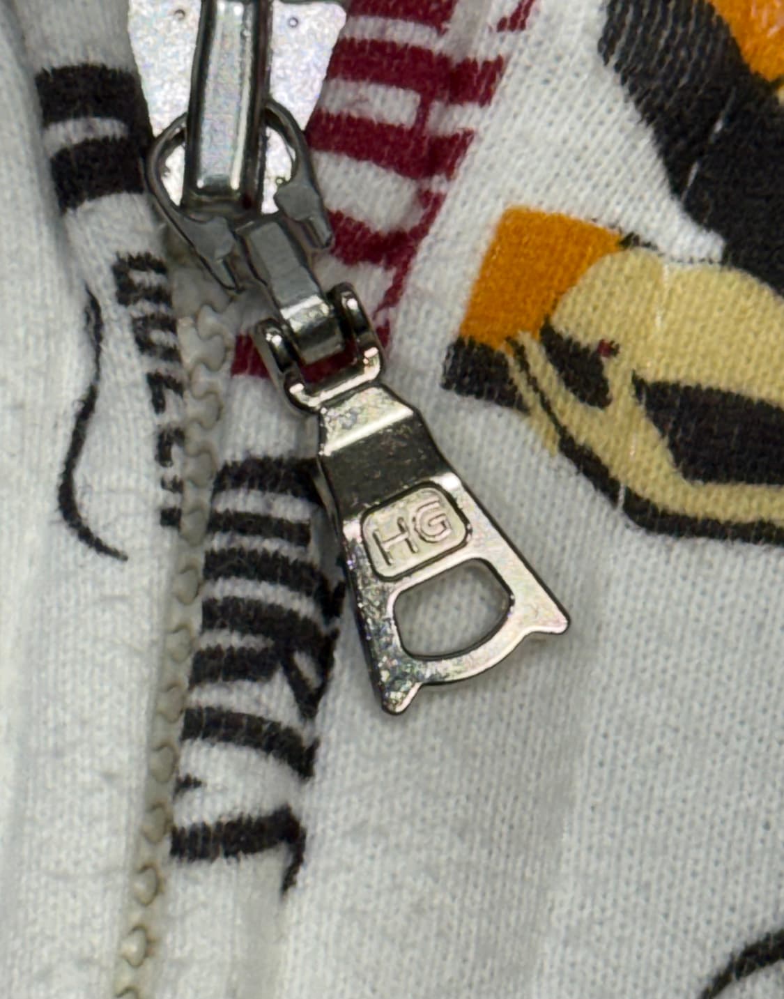 히스테릭 글래머 기타 치는 히스걸 패턴 후드 집업 자켓 상품이미지6