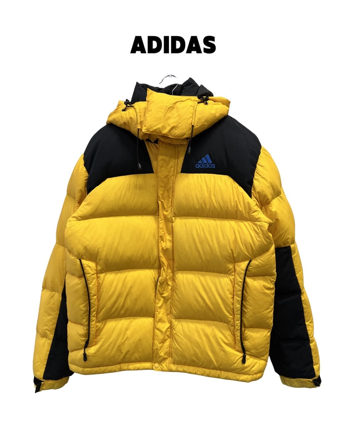 (105) 아디다스 800필 하이킹 벌키 구스 다운 옐로우 상품이미지1