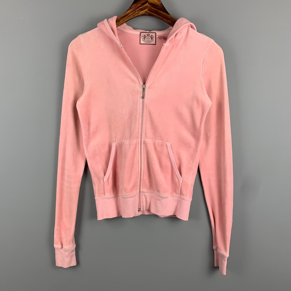 Vintage 빈티지 핑크 부클 후드집업 상품이미지2