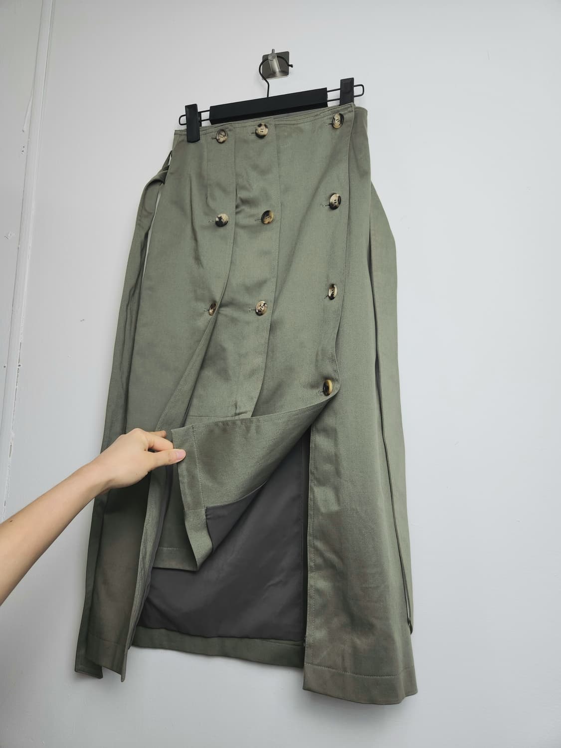 단추 언발 롱 스커트 상품이미지8