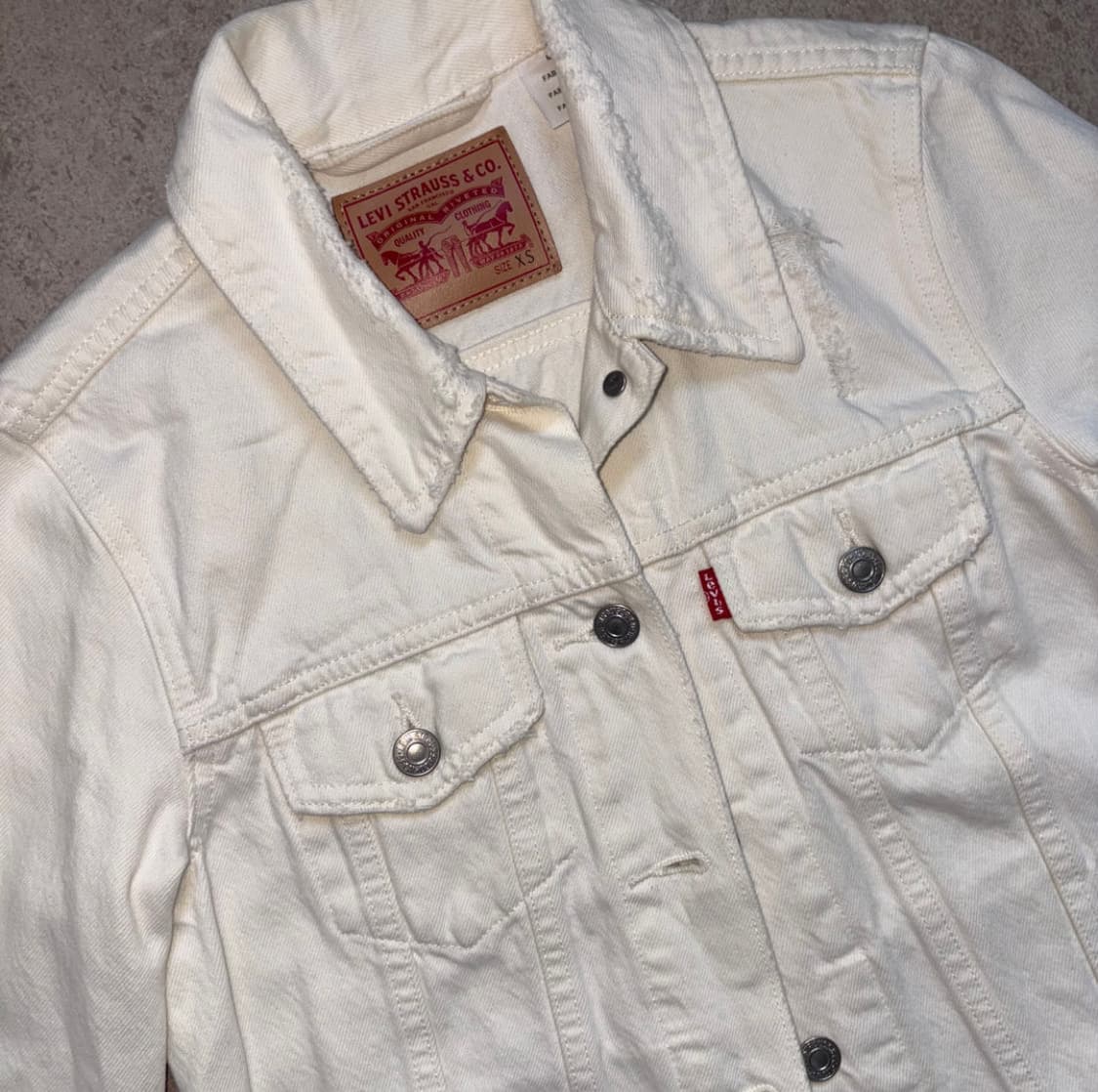 리바이스 화이트 데님 자켓(오늘까지만 판매) 상품이미지5