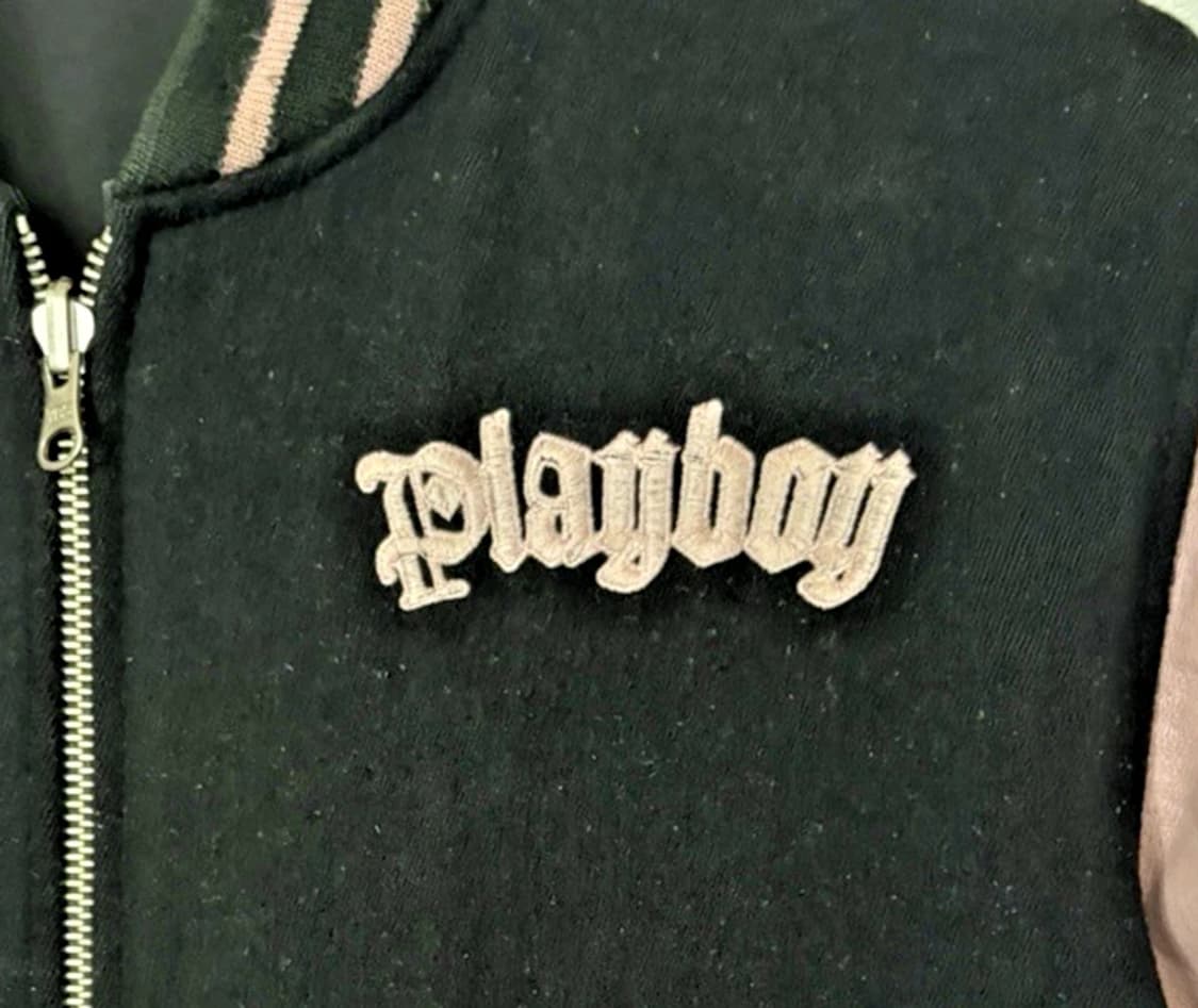 플레이보이 토끼 리버서블 가죽 바시티 자켓 상품이미지4