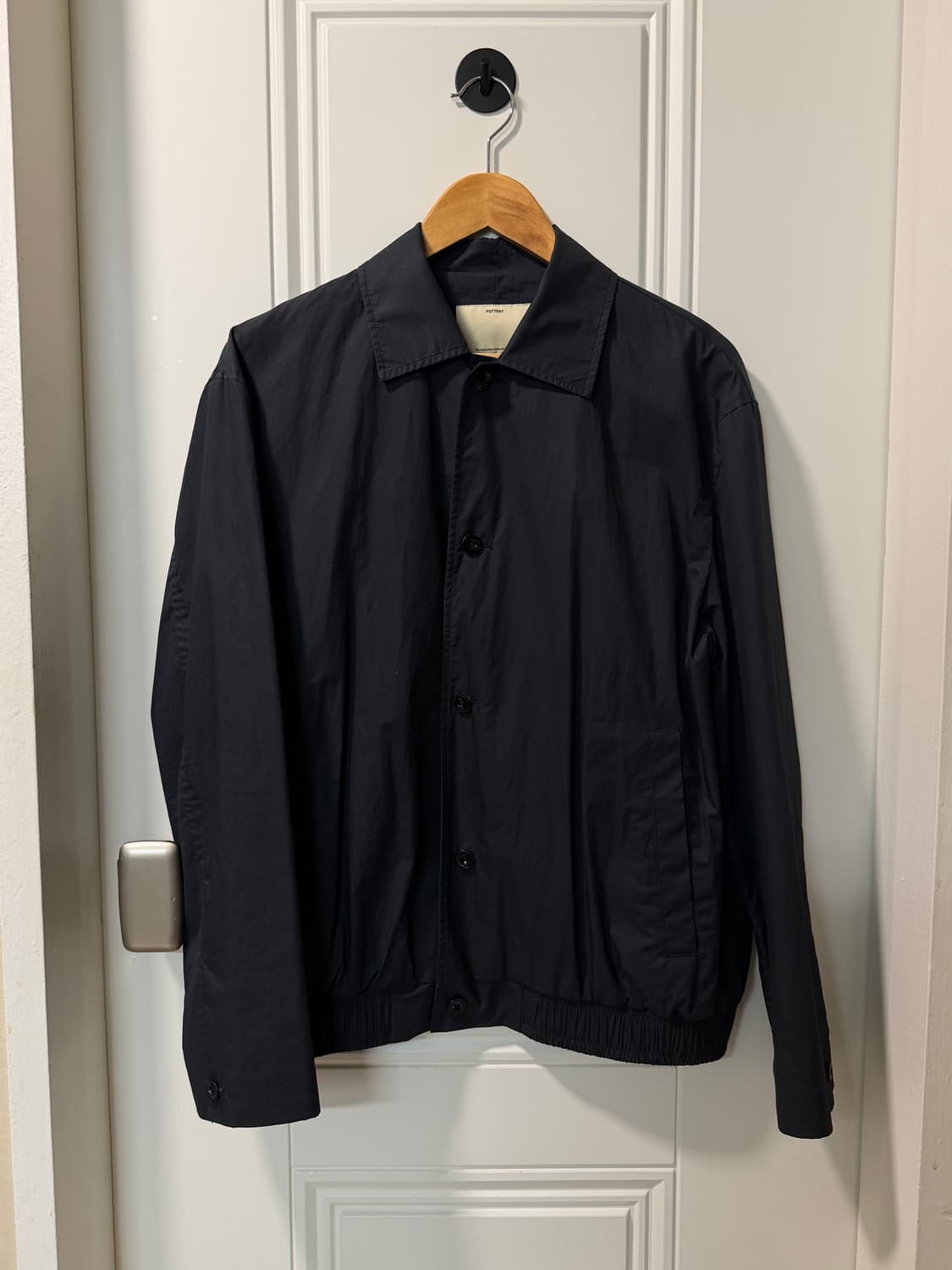 포터리 수피마 코튼 블루종 네이비 2 상품이미지1