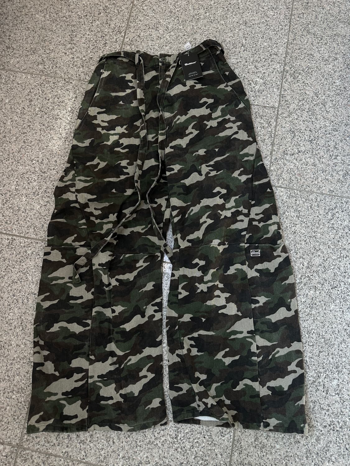 배드블러드 카모 와이드 카고 팬츠 (새상품) 상품이미지1