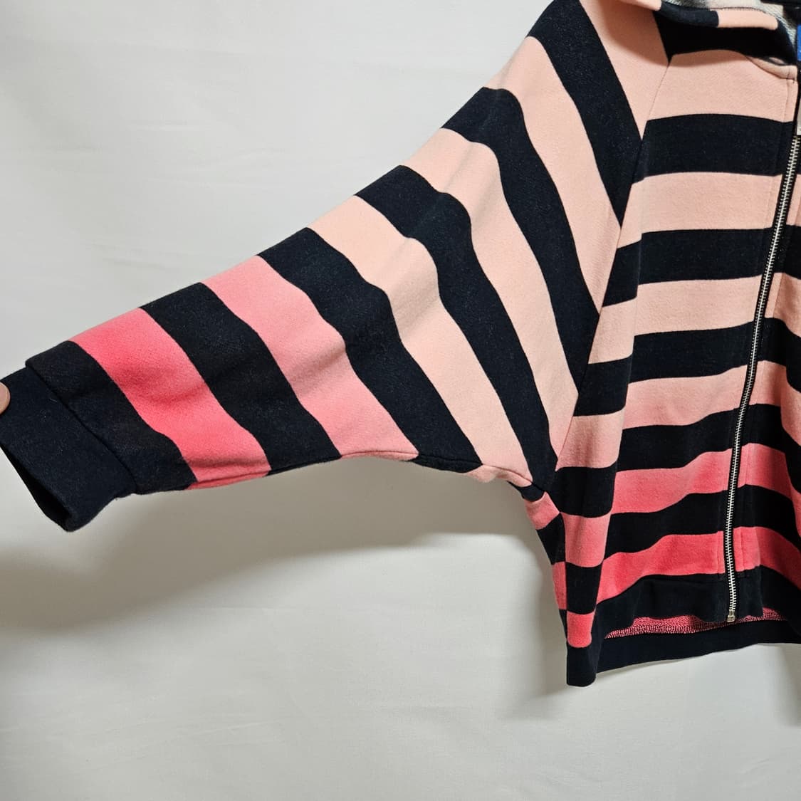 85 아디다스 스트라이프 후드집업 상품이미지3