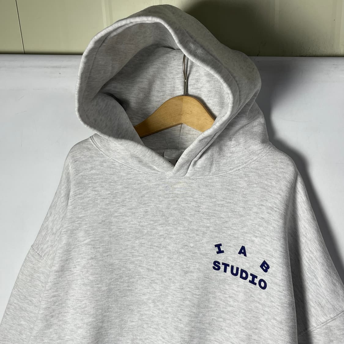 [IAB STUDIO] 아이앱스튜디오 멜란지컬러 후드티 상품이미지3