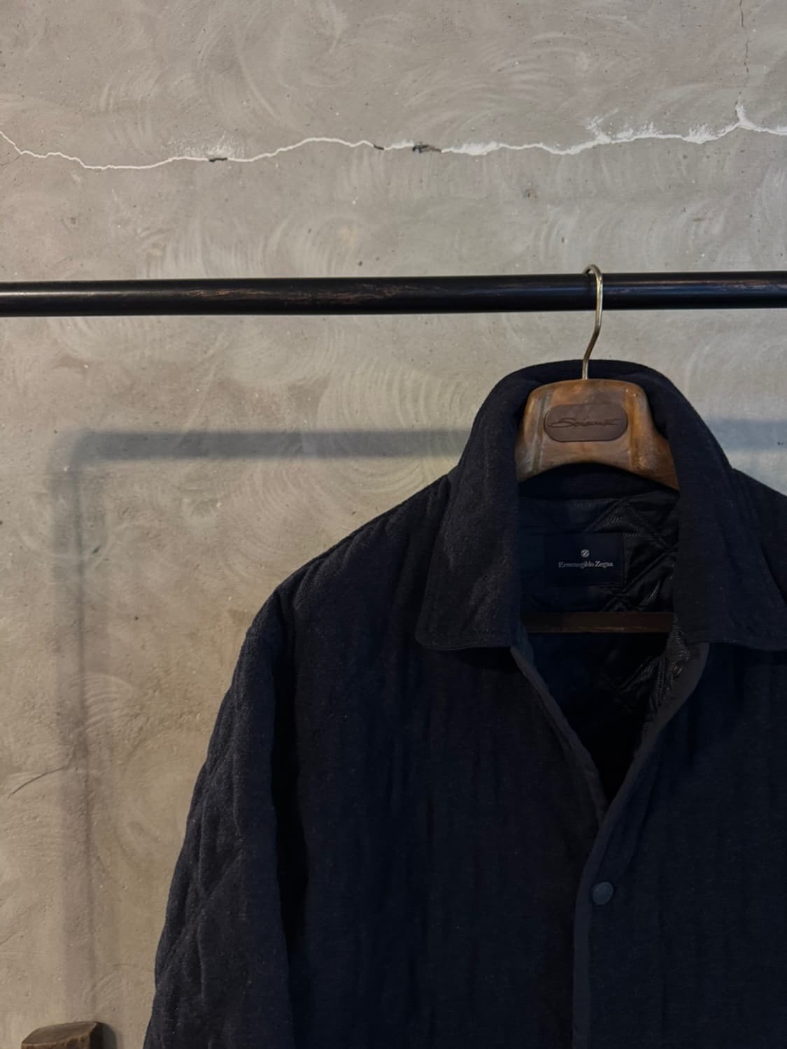 에르메네질도 제냐 퀼팅 트위드 자켓 100 상품이미지4