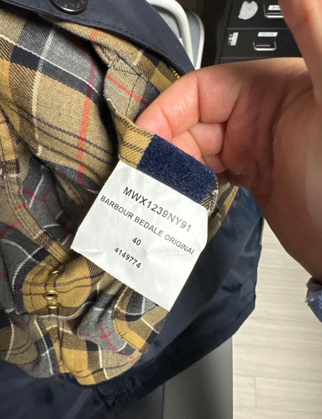 100-105 바버 비데일 네이비 상품이미지7