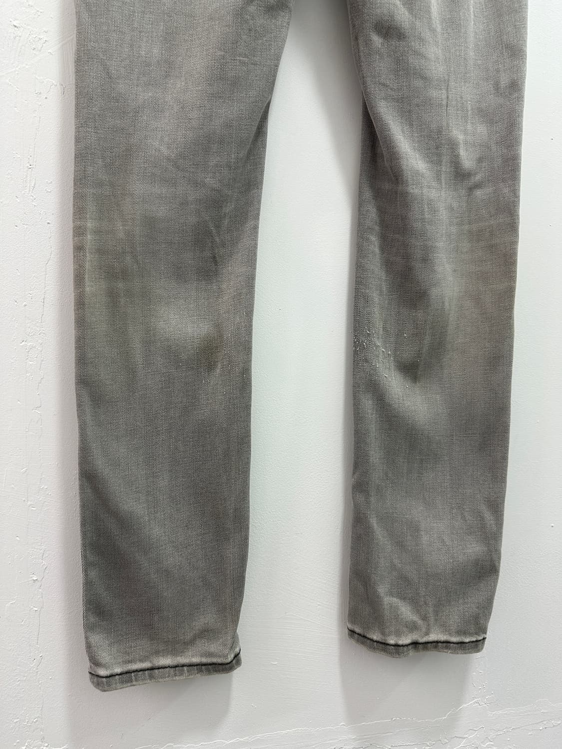Zara man destroyed gray washing jeans 상품이미지9