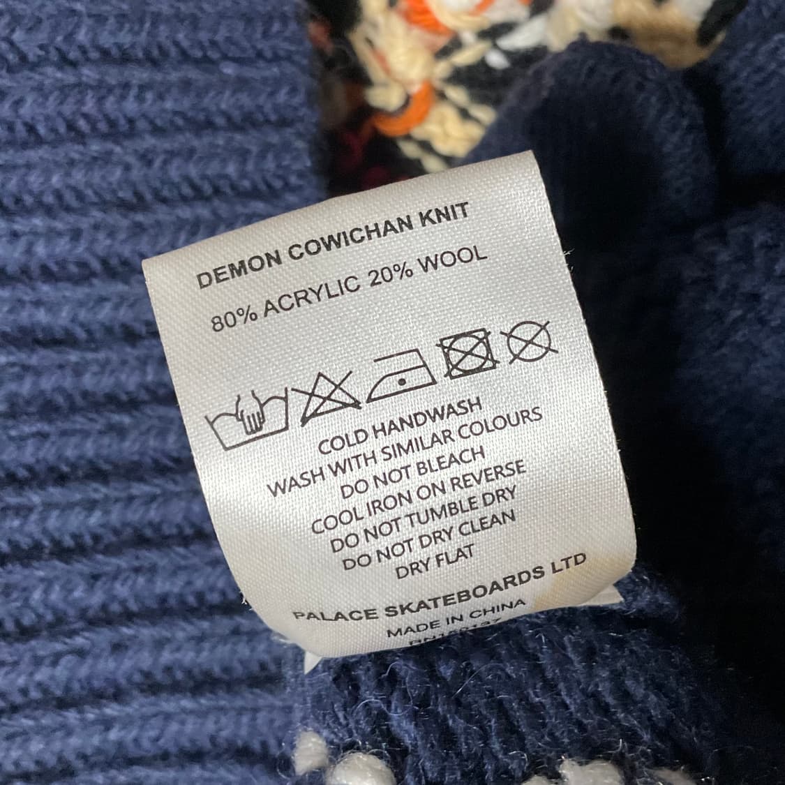 팔라스 데몬 코위찬 니트 블루 L 상품이미지7