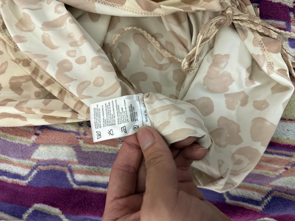 블루마린 셔링 레오파드 탑  상품이미지6