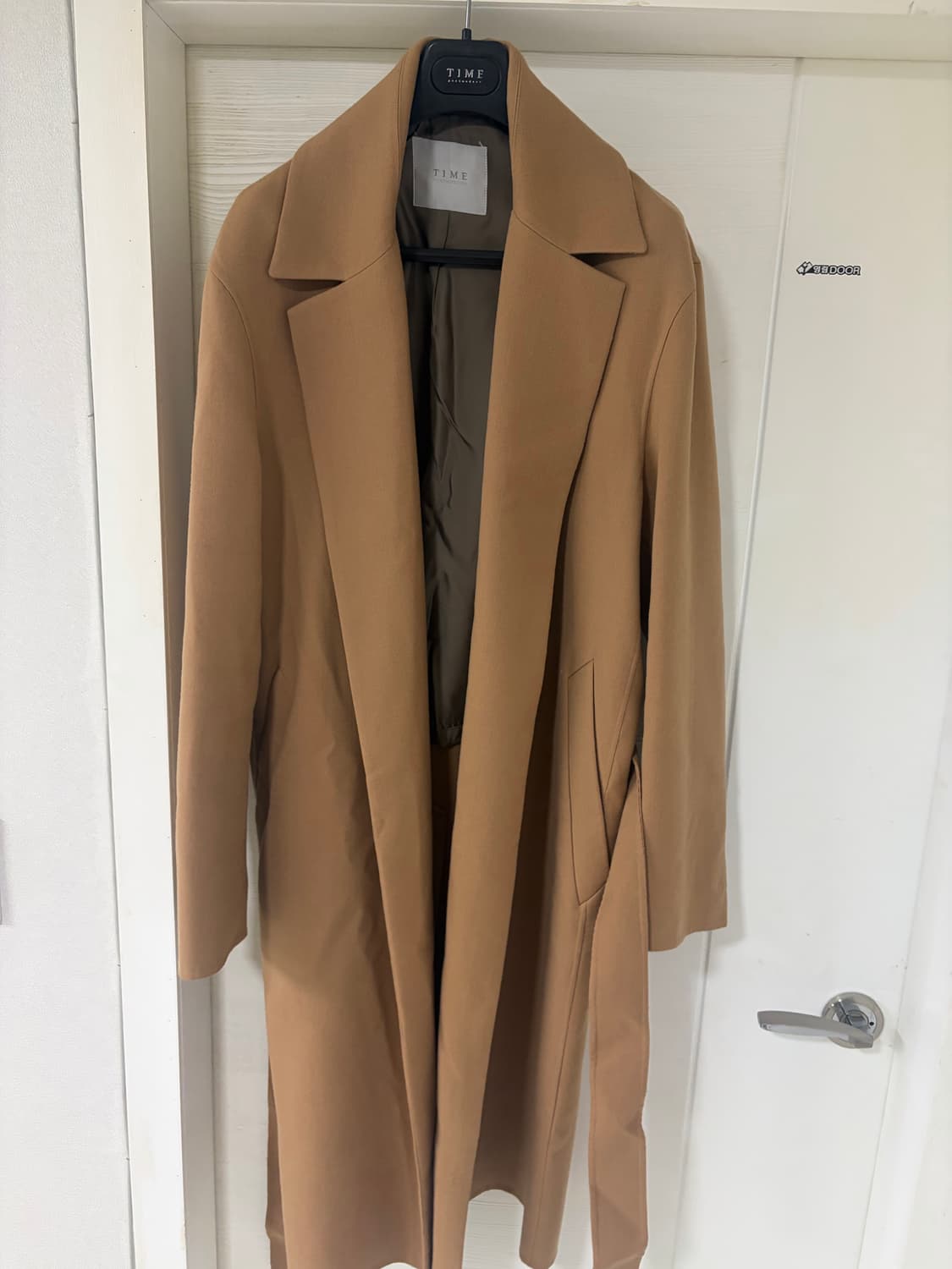 TIME 타임  로브 벨티드 코트 풀셋! 상품이미지1