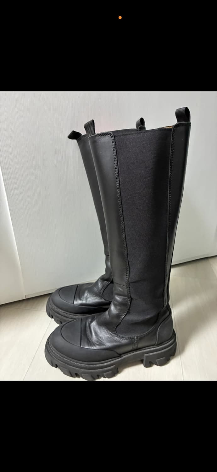 가니 클리트 롱부츠 블랙 37 (240mm) 상품이미지2
