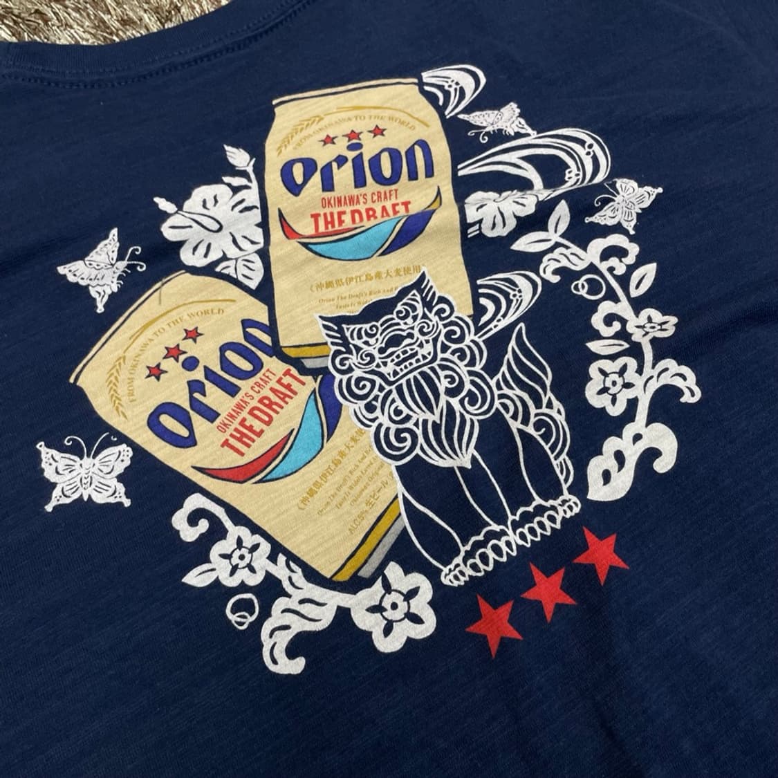 오리온 orion 네이비 맥주 프린팅 반팔 티셔츠 XL 상품이미지7