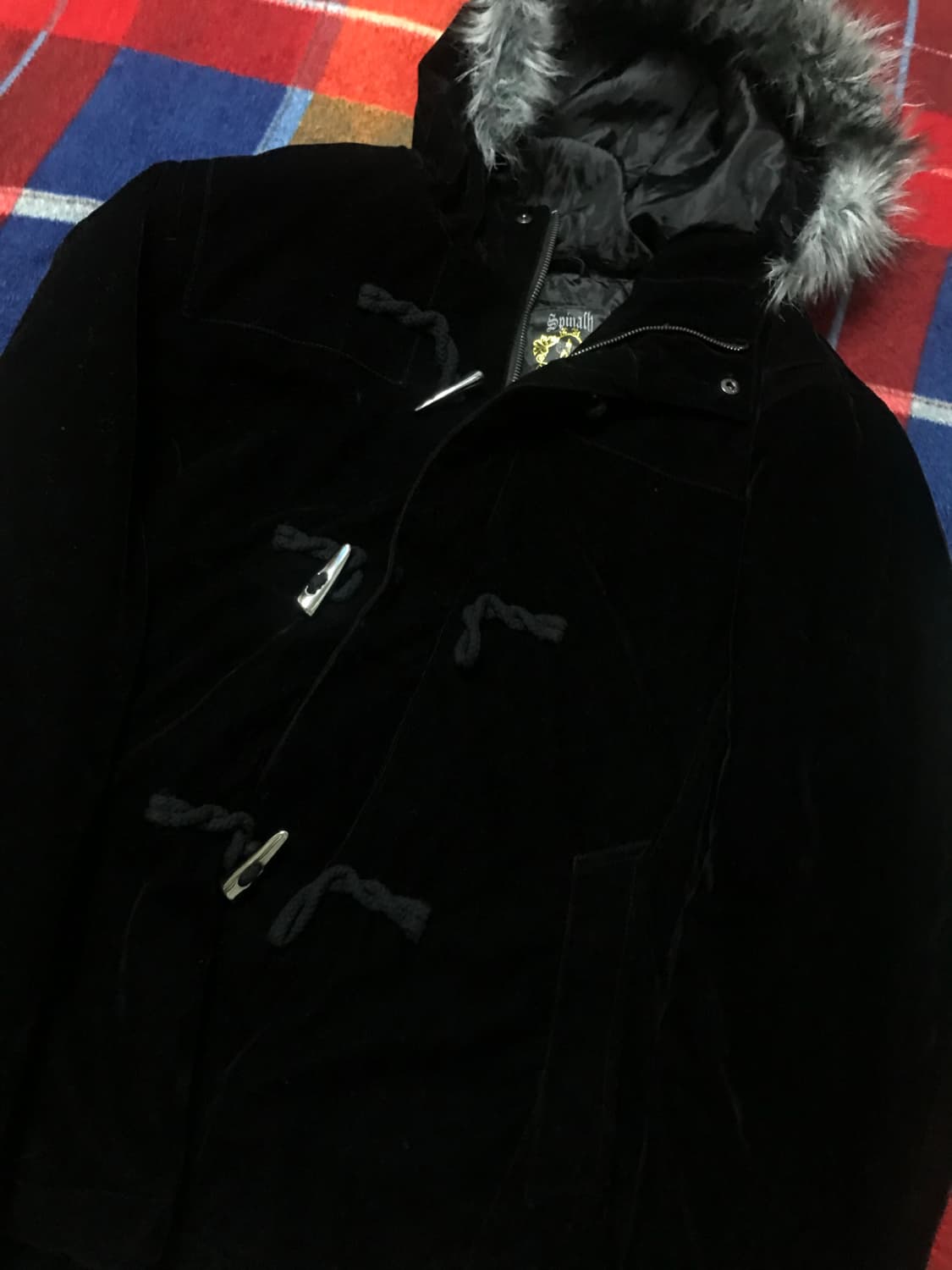 spinalh 블랙 떡볶이 빈티지 자켓 상품이미지5