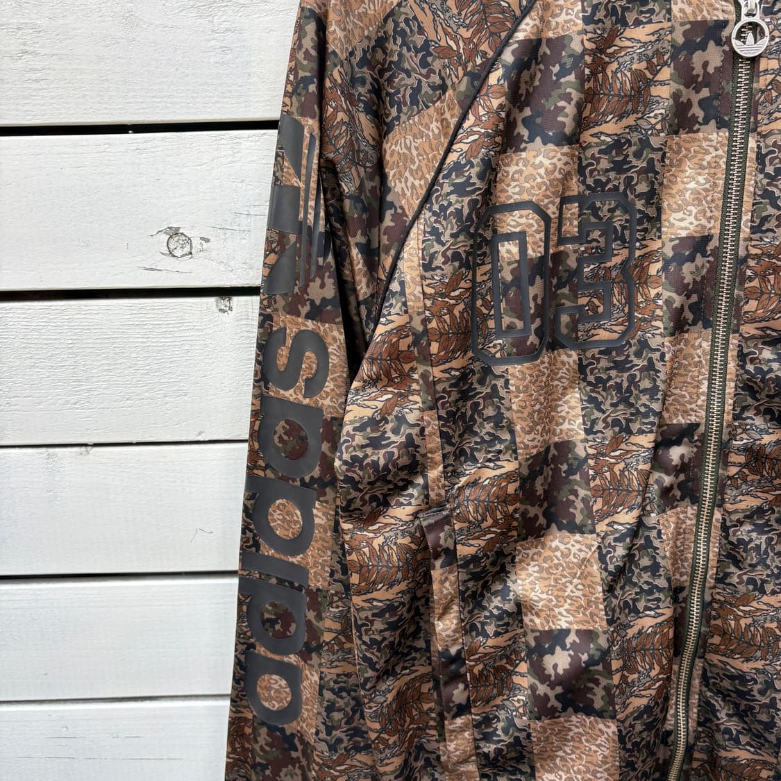 Adidas 아디다스 카모 체커 트랙탑 져지 자켓 상품이미지4